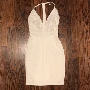 Lulu’s White Lace Bodycon Dress